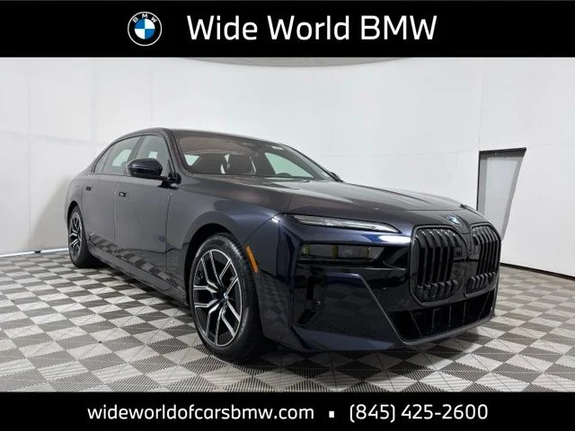 New 2026 Black BMW 760i xDrive image 1