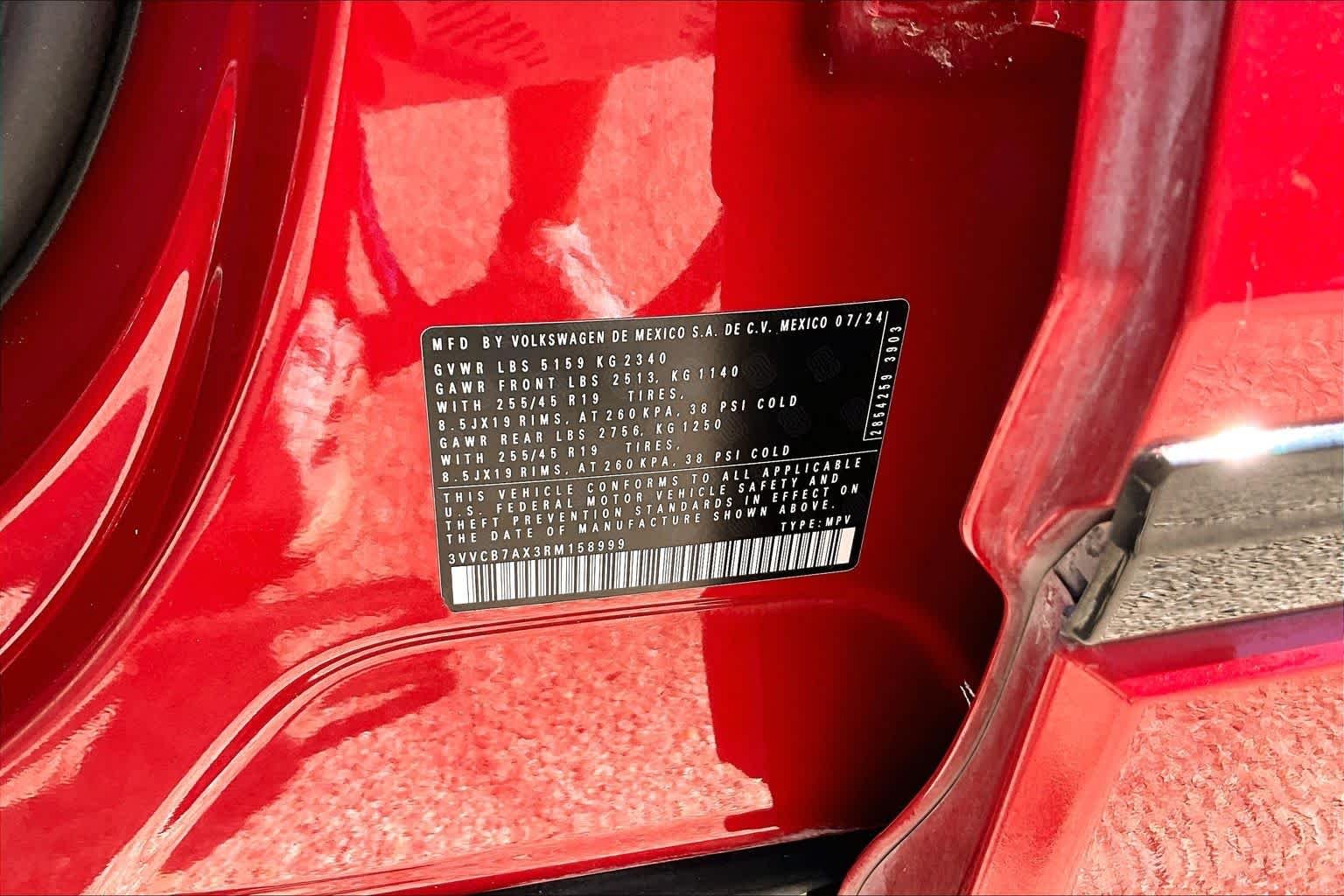 Used 2024 Kings Red Metallic Volkswagen SE R-Line Black image 37