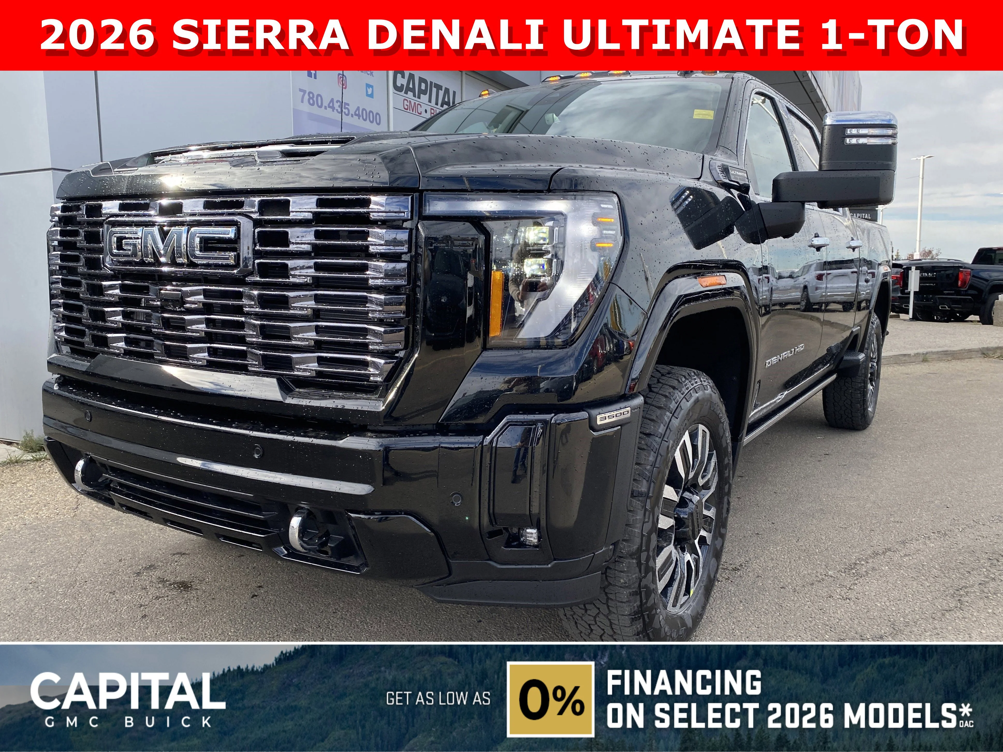 New 2026 ONYX BLACK GMC Denali Ultimate image 1