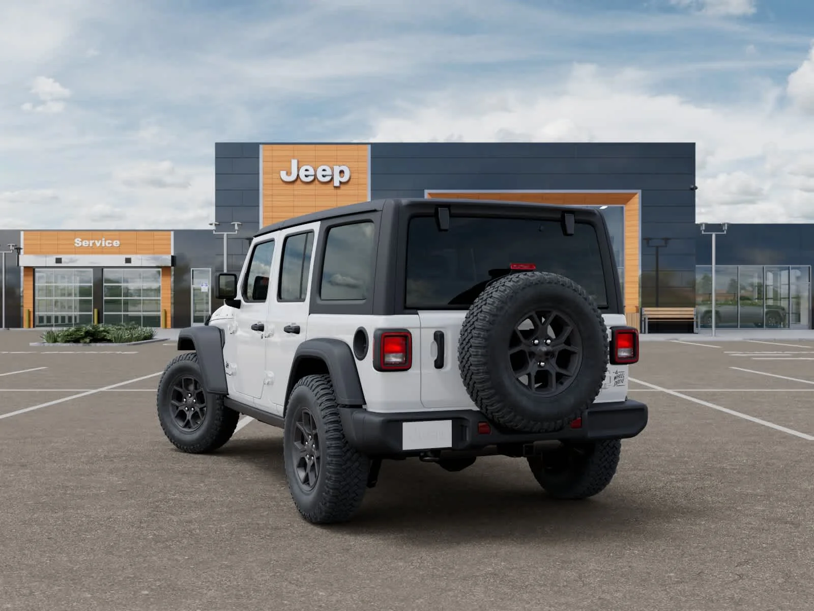 New 2026 Bright White Clearcoat Jeep Willys image 3