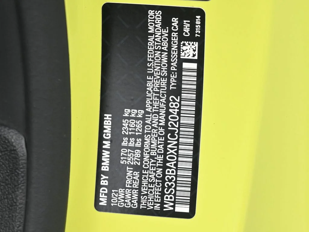 Used 2022 Yellow BMW Competition image 26