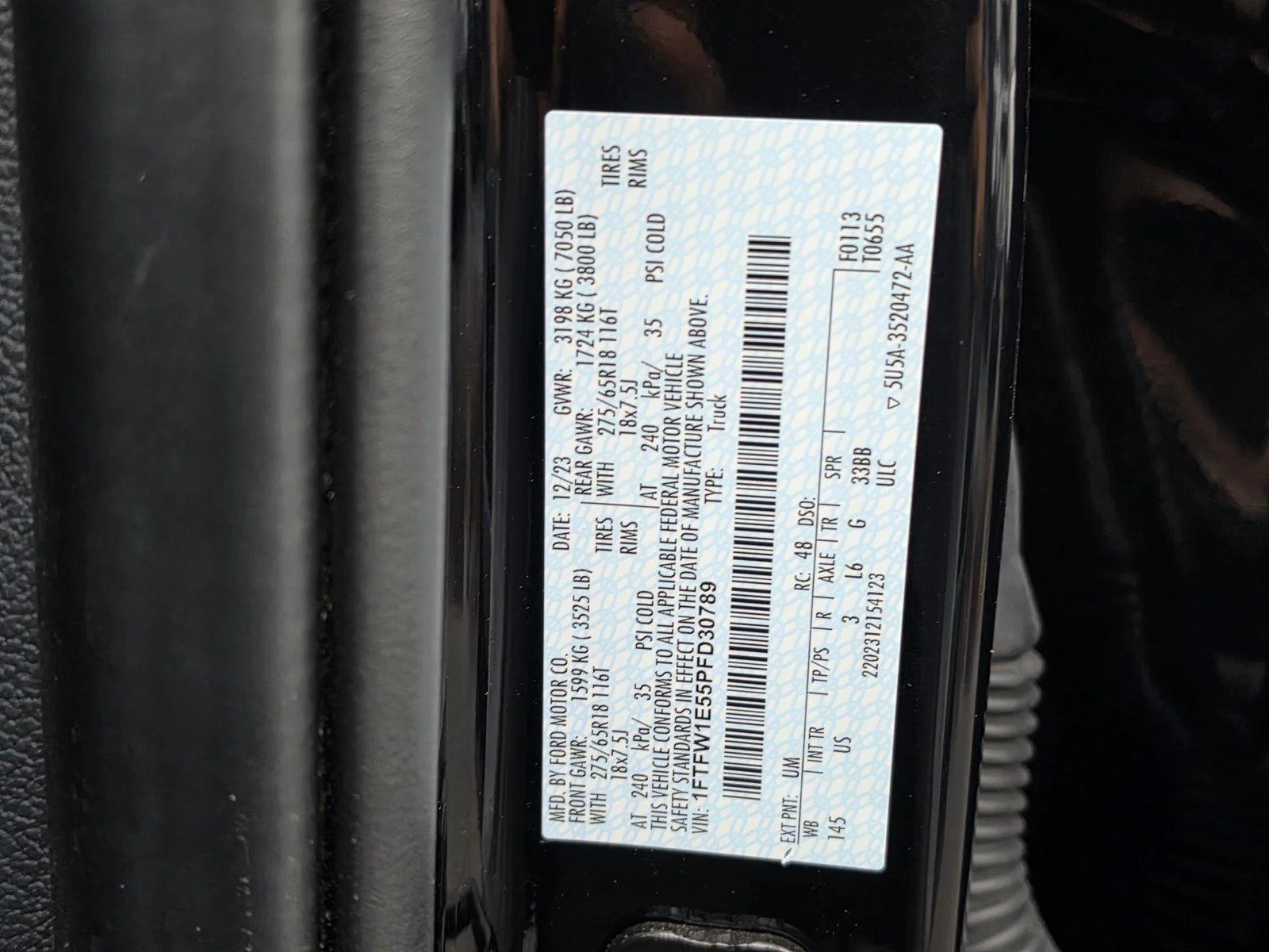 Used 2023 Agate Black Ford XLT image 39