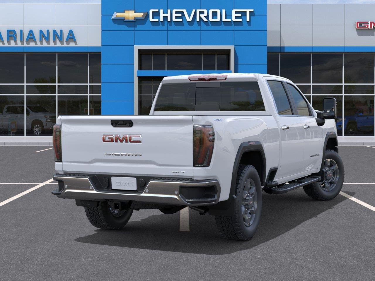 New 2026 Glacier White Tricoat GMC SLT image 4