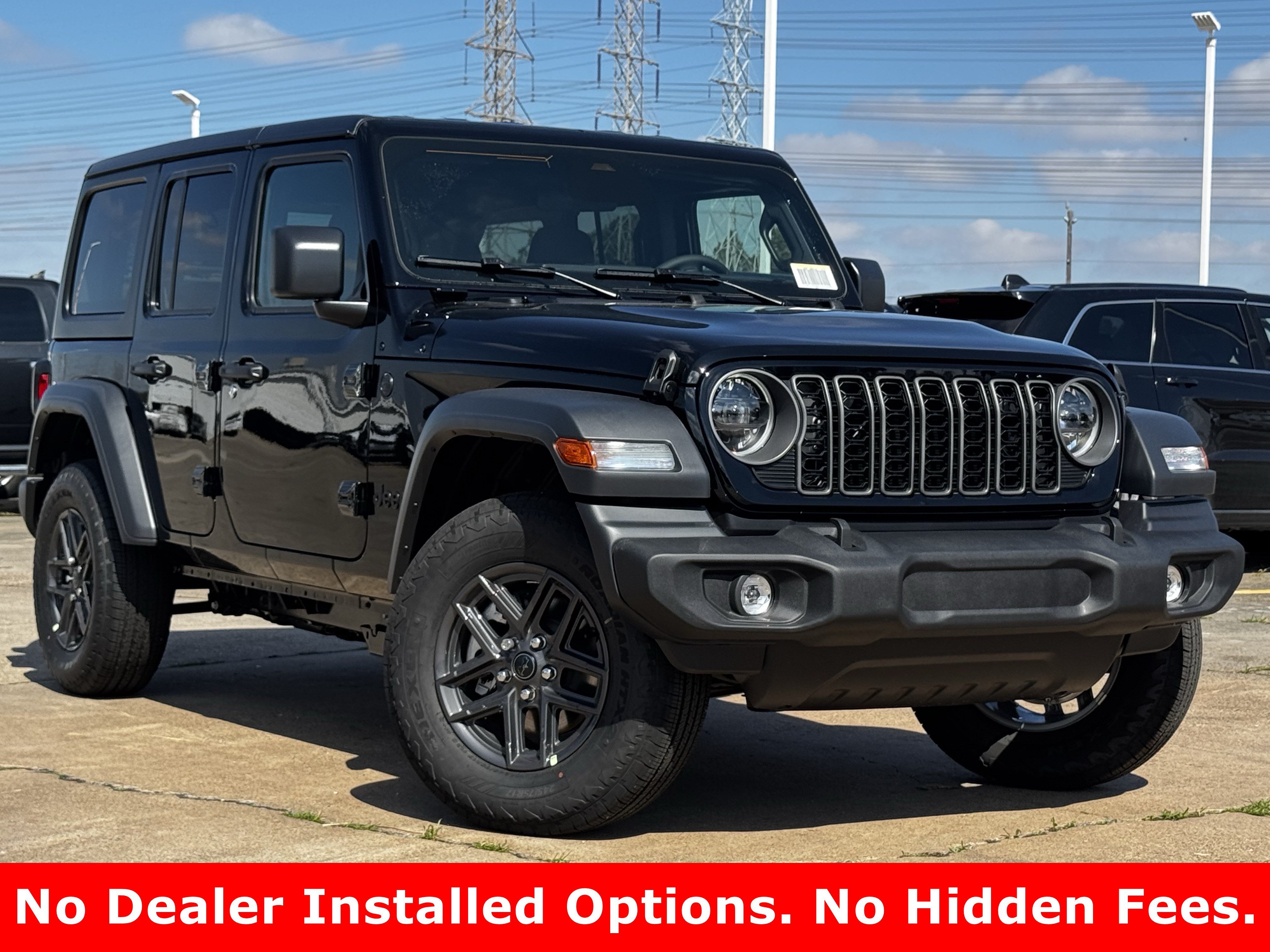 New 2026 Black Clear-Coat Exterior Paint Jeep Sport S image 2