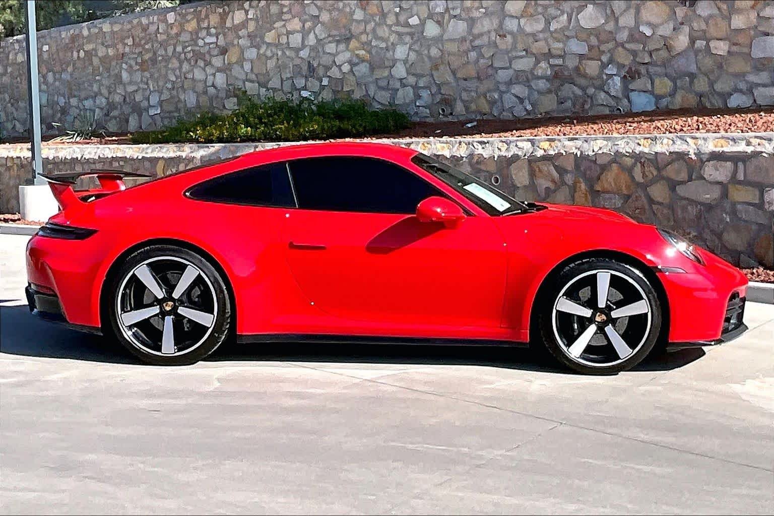 Used 2025 Guards Red Porsche Carrera image 8