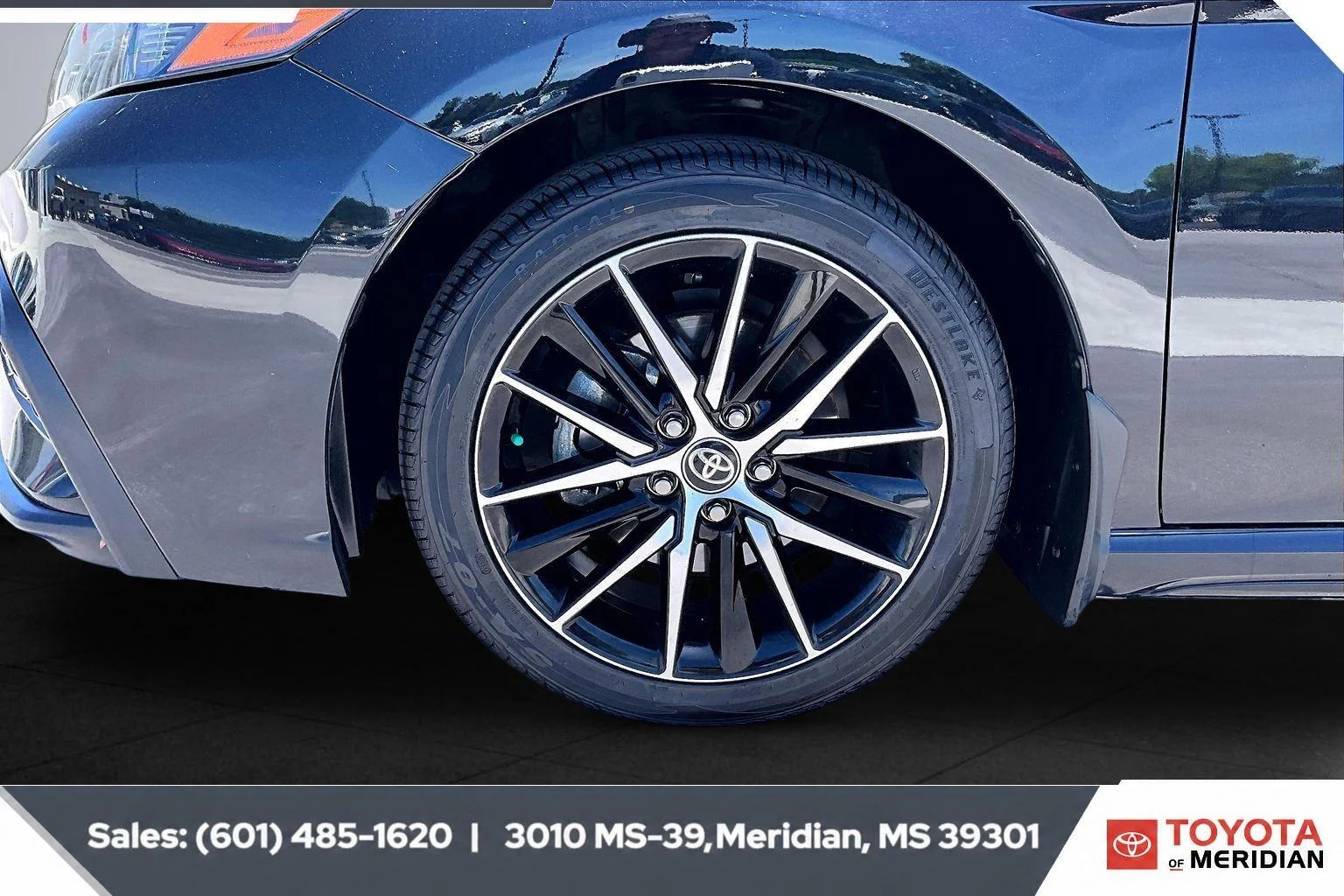 Used 2024 Midnight Black Metallic Toyota SE image 7