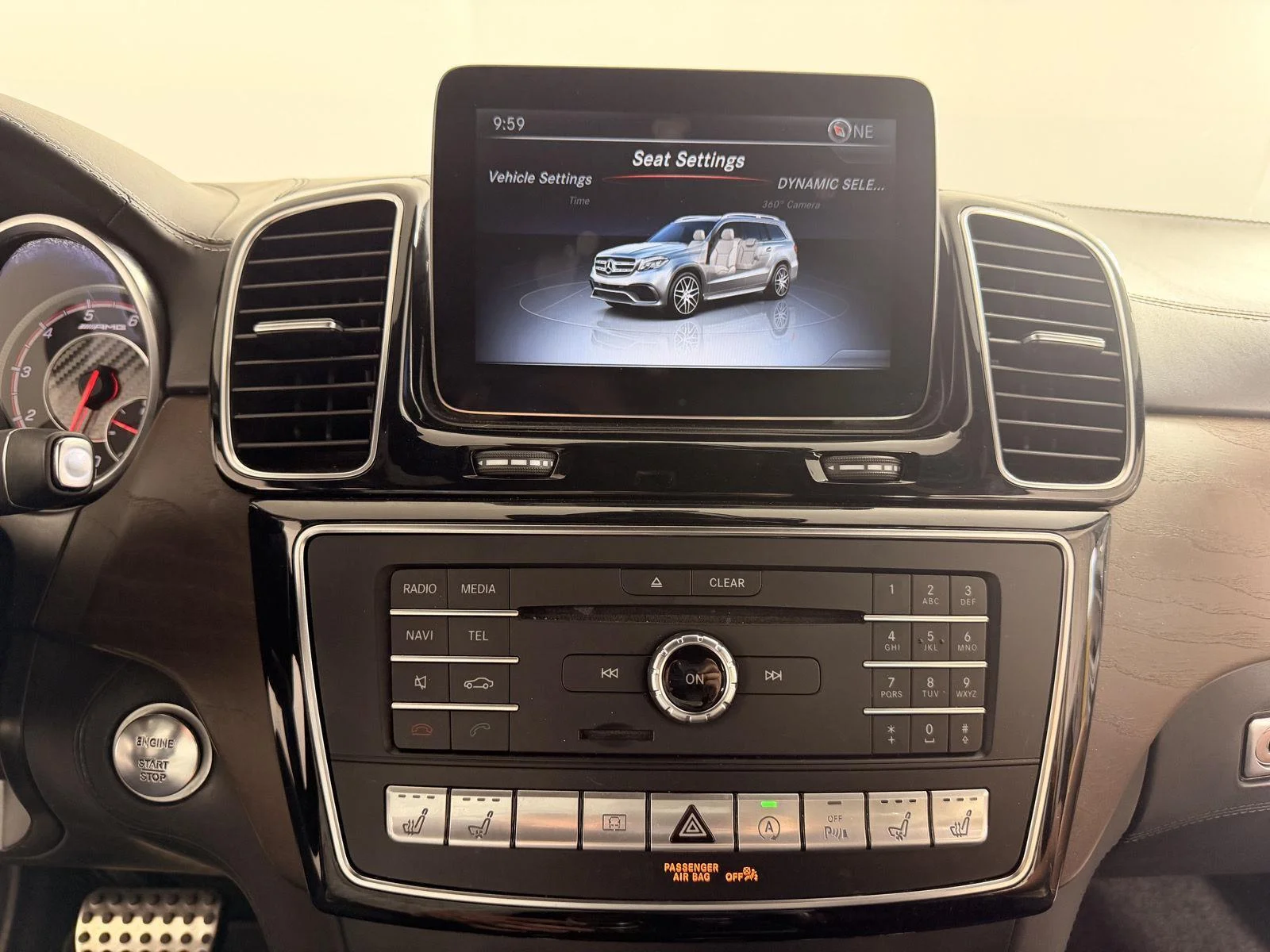 Used 2017 Obsidian Black Metallic Mercedes AMG GLS 63 image 41