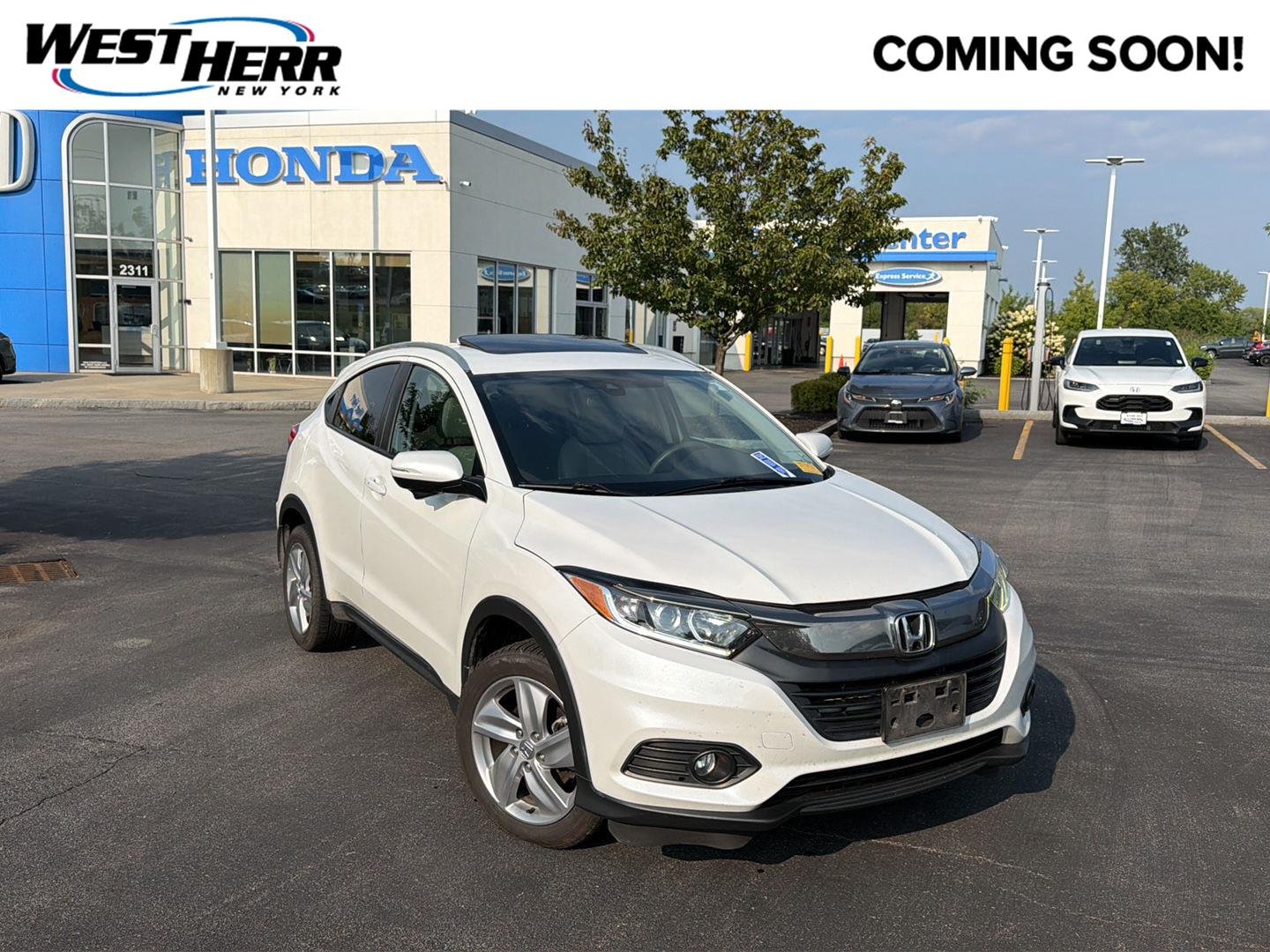 Used 2019 Platinum White Pearl Honda EX image 1