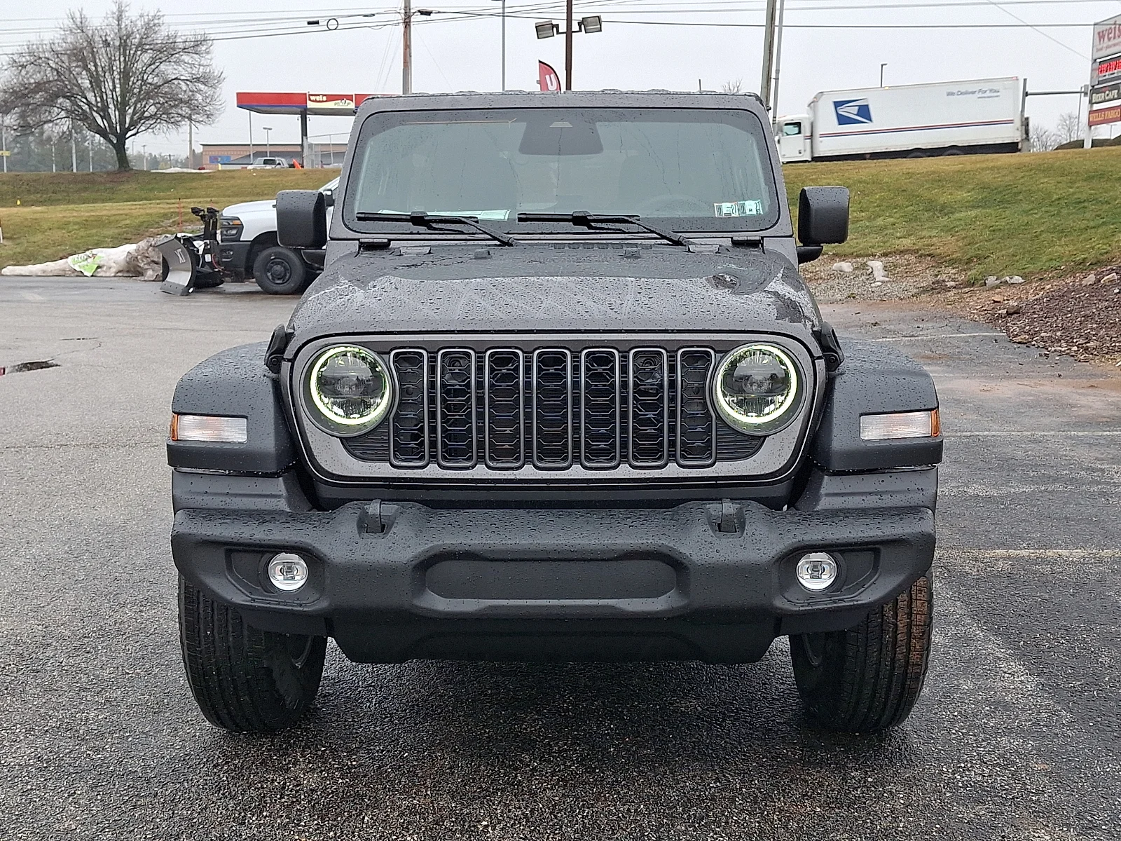 New 2026 Granite Crystal Metallic Clear-Coat Exterior Paint Jeep Sport S image 3