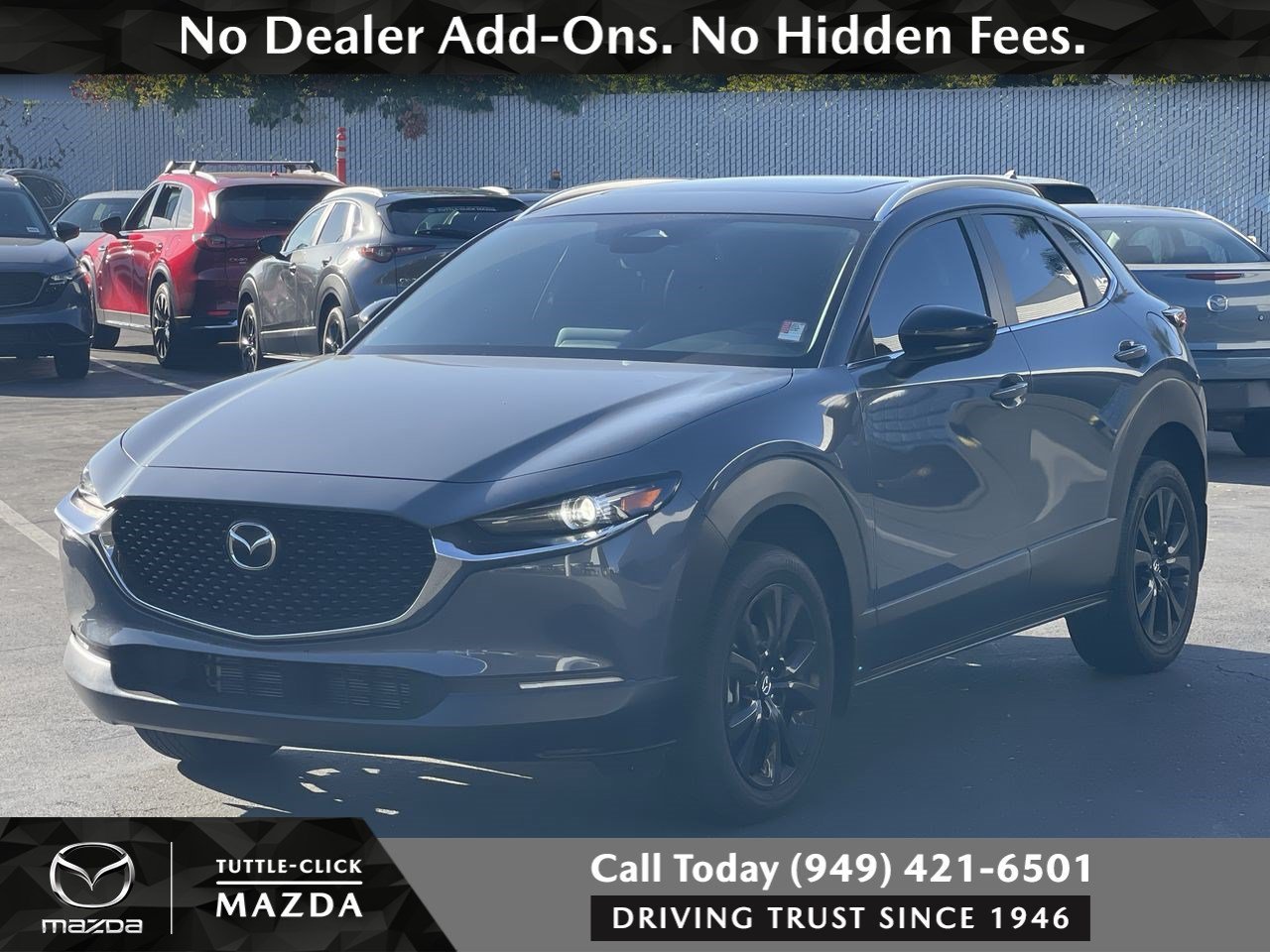 Used 2024 Polymetal Gray Metallic Mazda 2.5 S Carbon Edition image 2