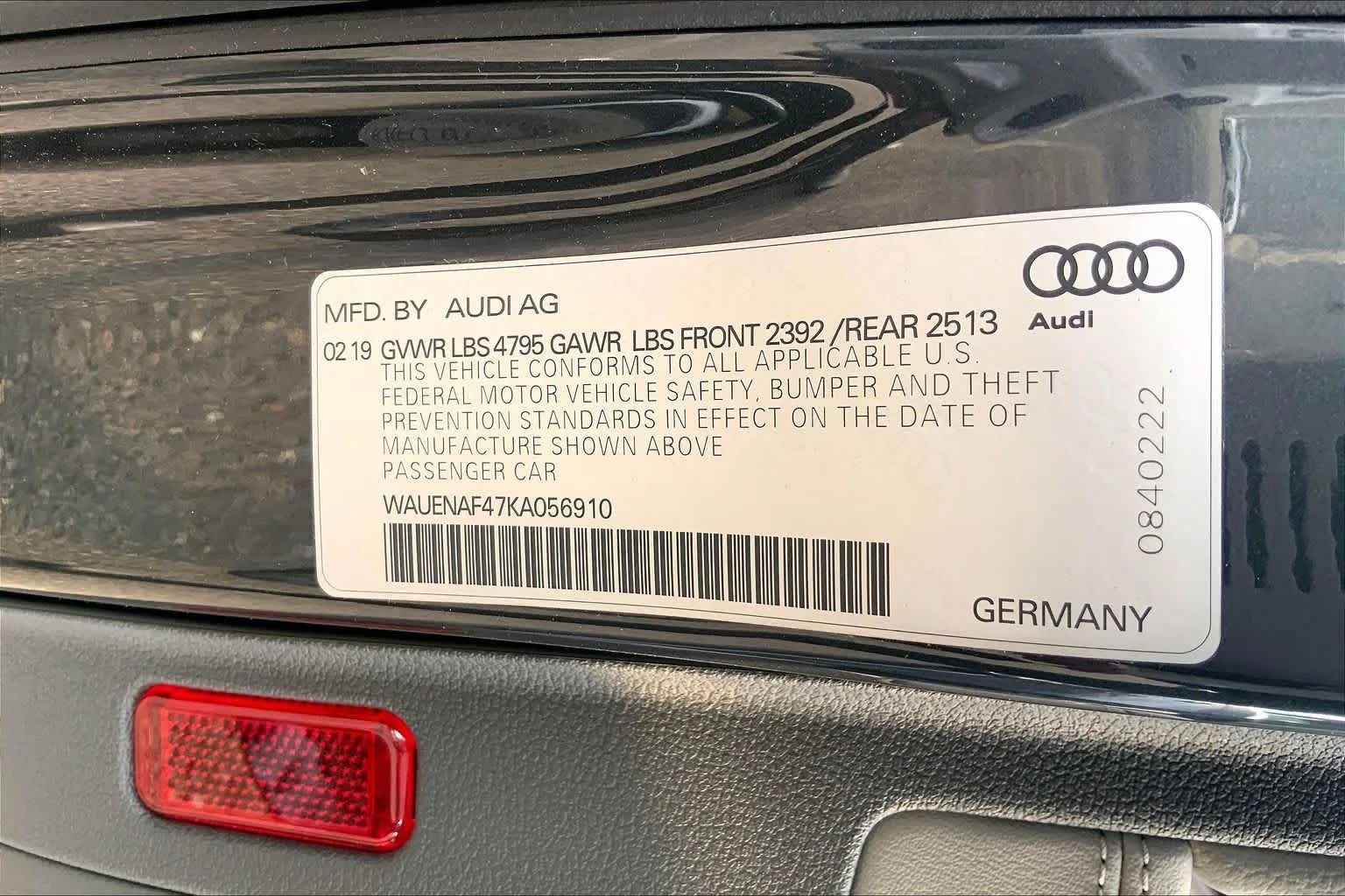 Used 2019 Manhattan Gray Metallic Audi Premium Plus image 37