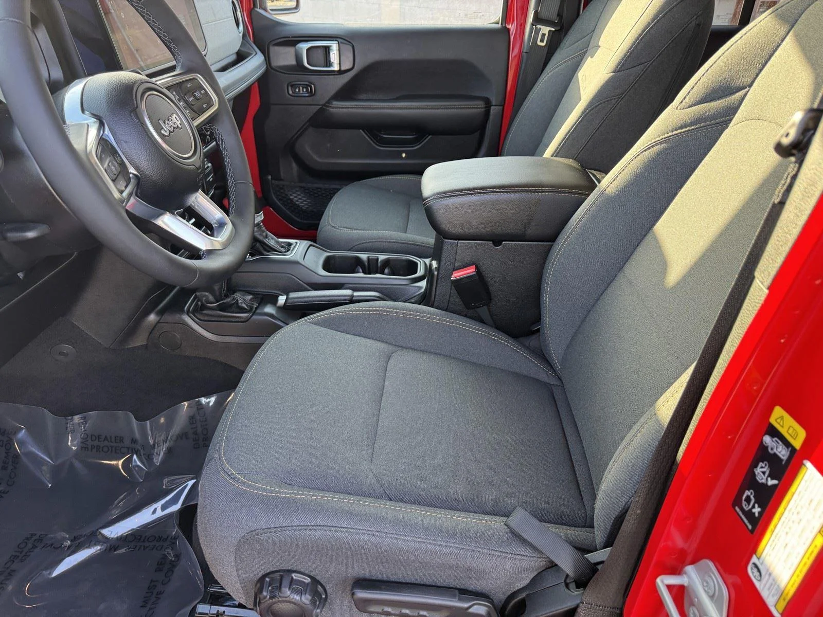 Certified Used 2025 Firecracker Red Clearcoat Jeep Sahara image 18