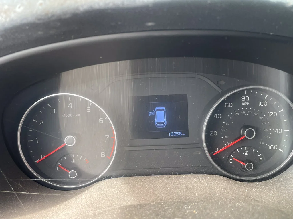 Used 2020 Blue Kia LX image 12