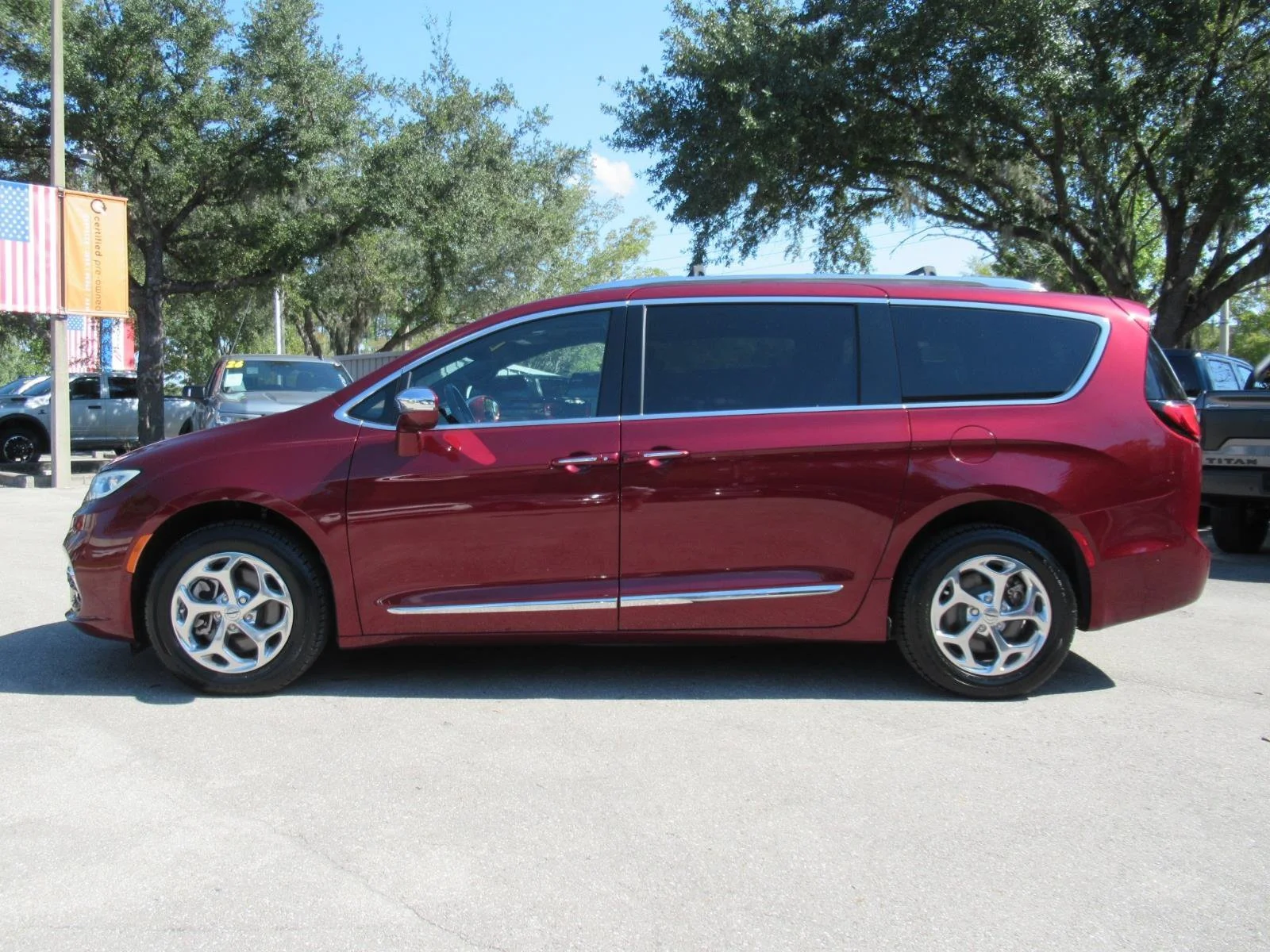 Certified Used 2021 Red Chrysler Limited image 4