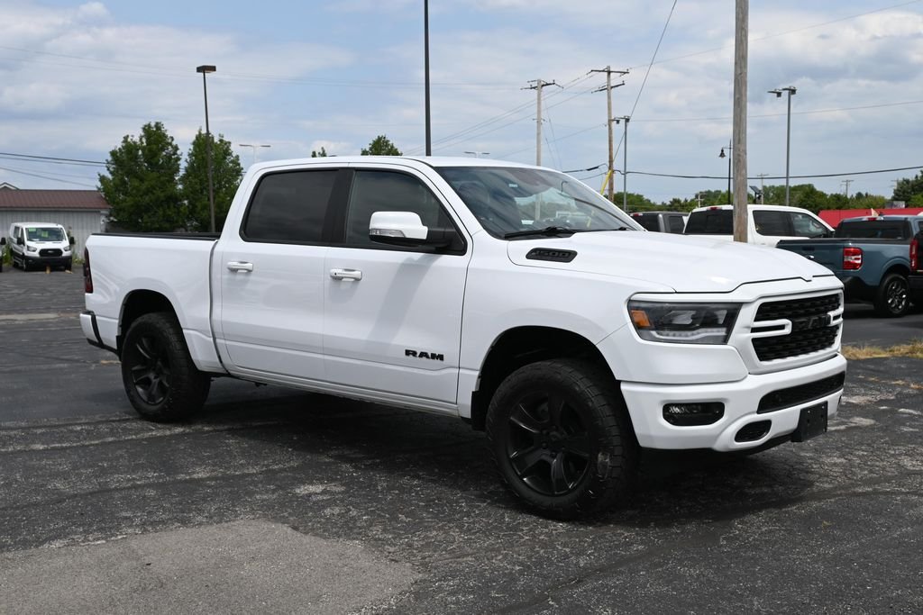 Used 2022 Bright White Clearcoat Ram Sport image 7