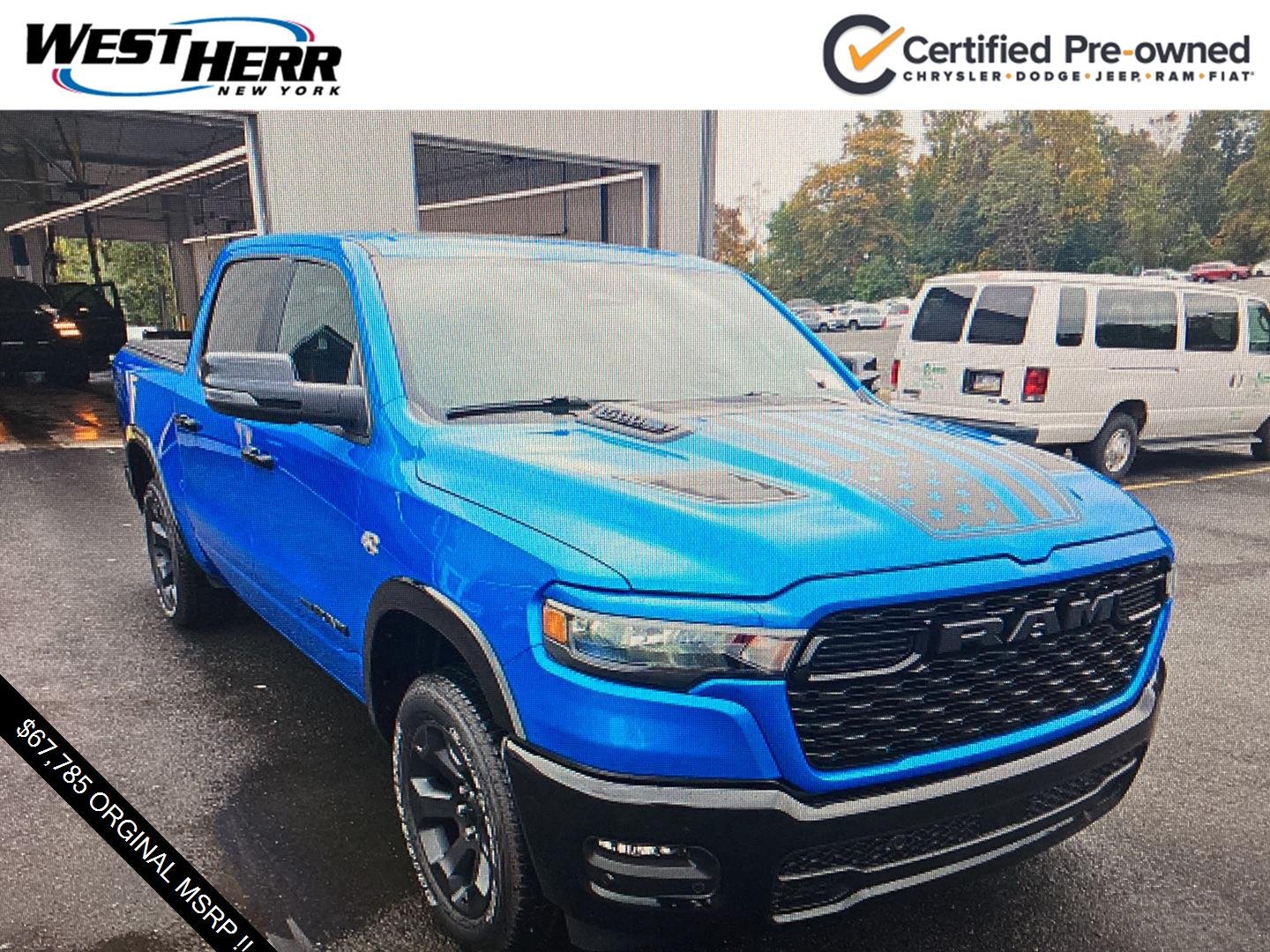 Used 2026 Hydro Blue Pearlcoat Ram Big Horn image 1