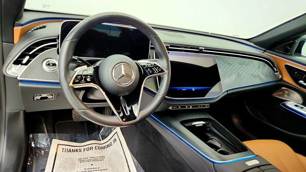 Used 2025 Black Mercedes-Benz E 450 4MATIC® Sedan image 12