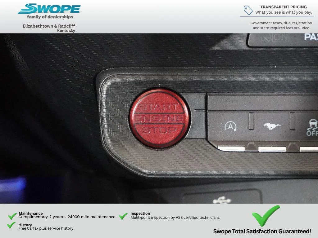Used 2024 Race Red Ford EcoBoost Premium image 21