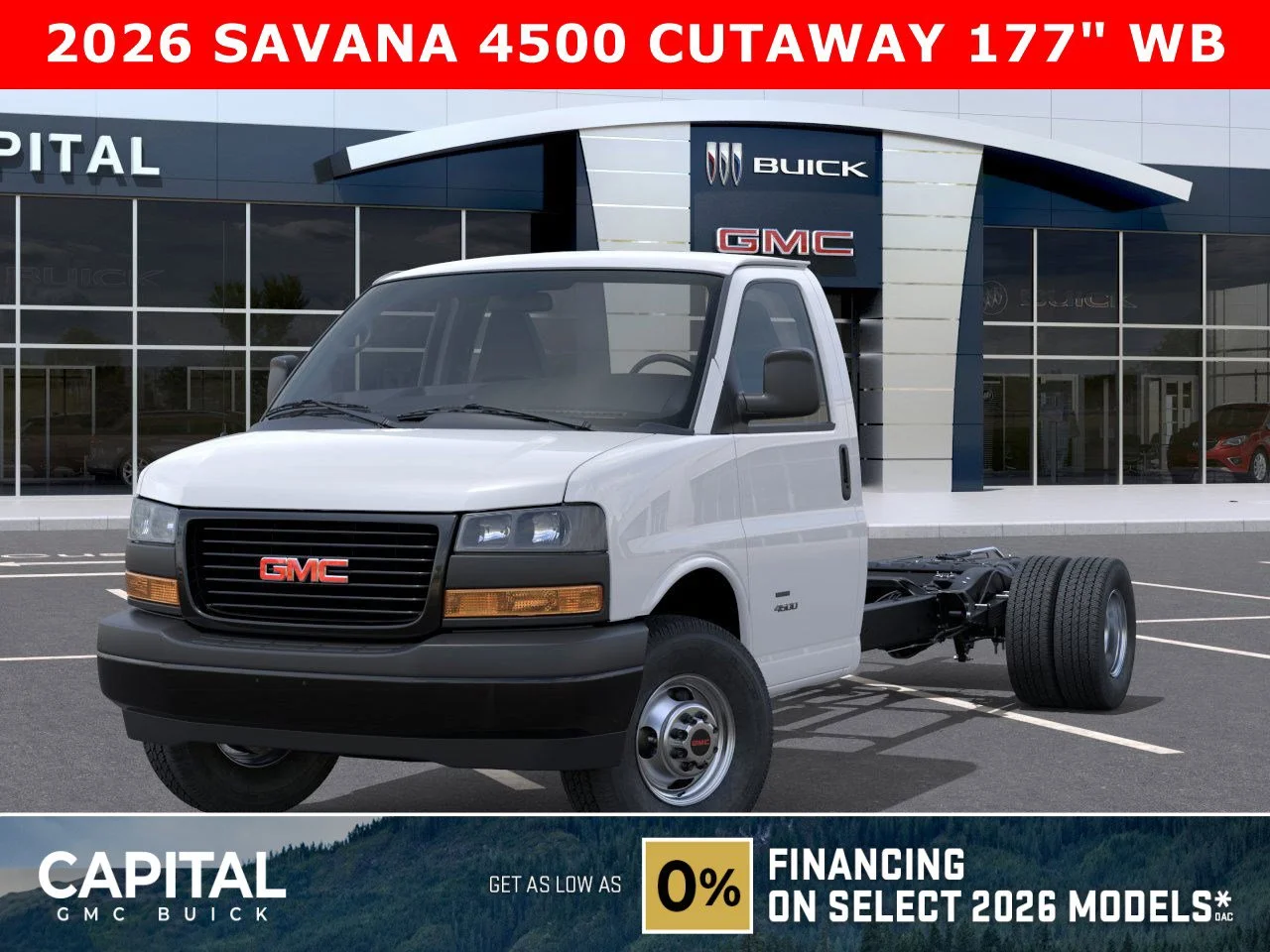 New 2026 Summit White GMC 4500 Van 177 image 1