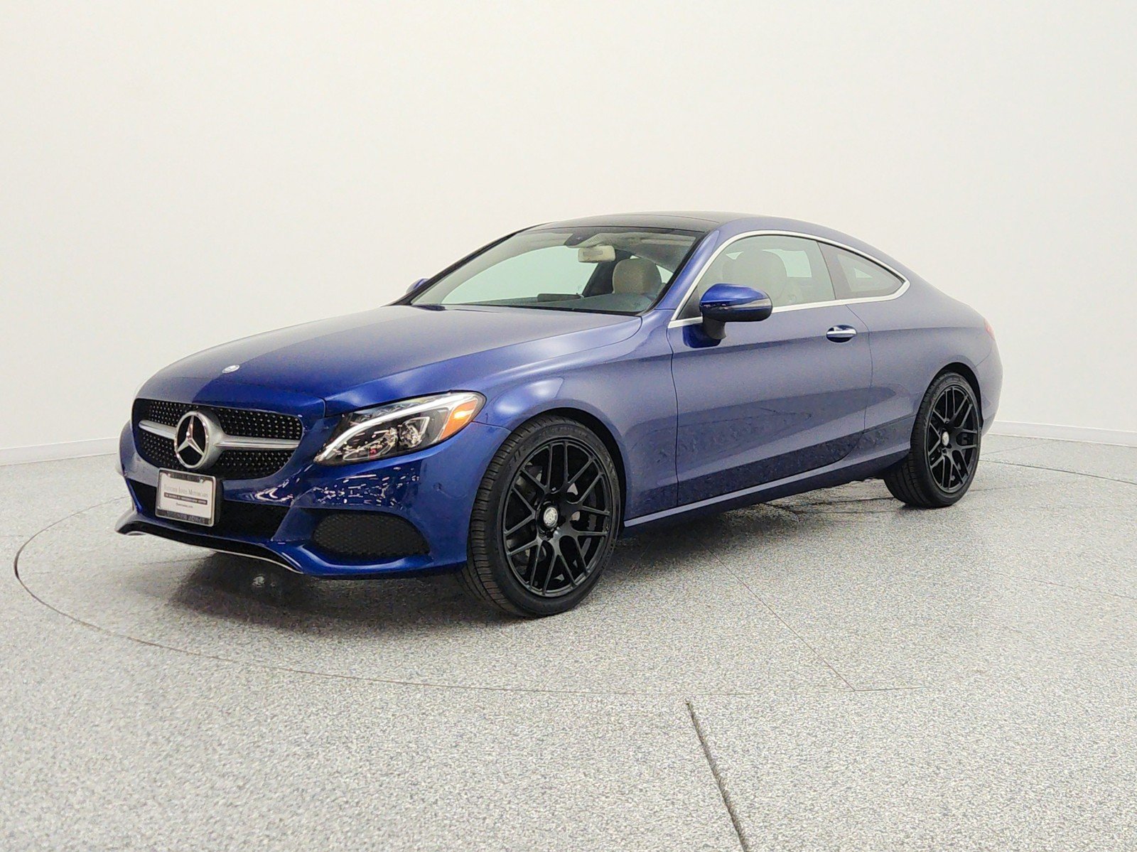 Used 2017 Brilliant Blue Metallic Mercedes-Benz C 300 Coupe image 1