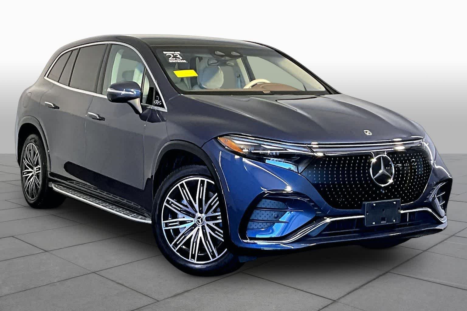 Certified 2023 Mercedes-Benz EQS SUV Base with VIN 4JGDM4EB7PA027722 for sale in Westwood, MA