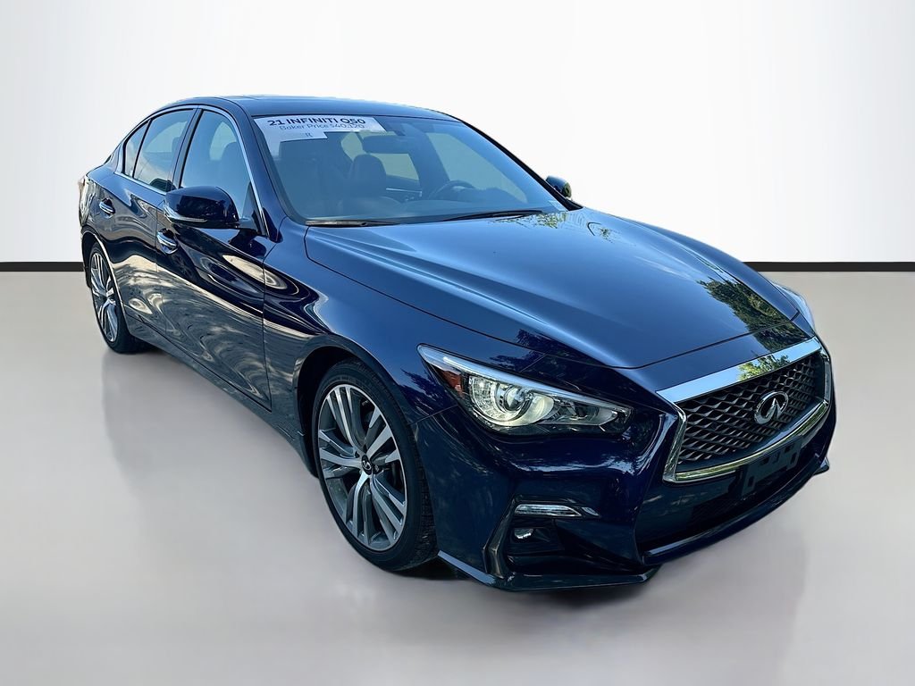 Used 2021 Blue INFINITI 3.0t SENSORY image 3