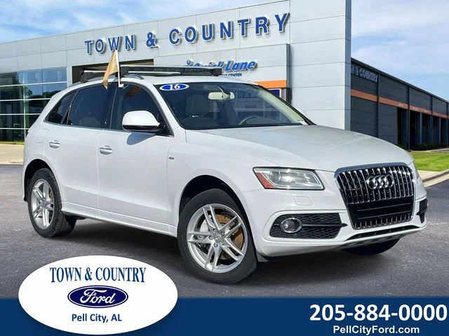 Used 2016 Glacier White Metallic Audi 3.0T Premium Plus image 1