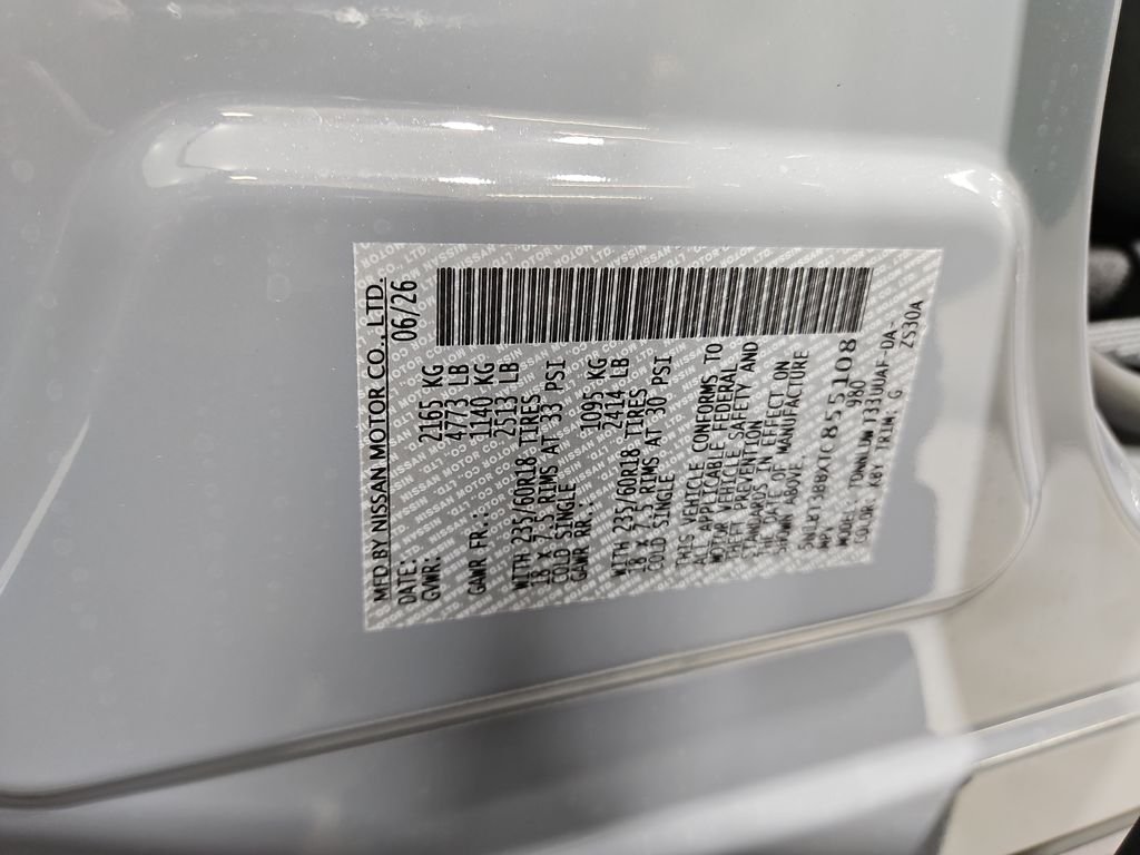 New 2026 Gray Nissan SV image 28