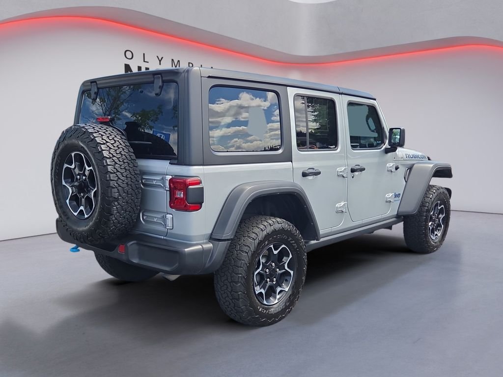 Used 2023 Silver Jeep Rubicon 4xe image 6