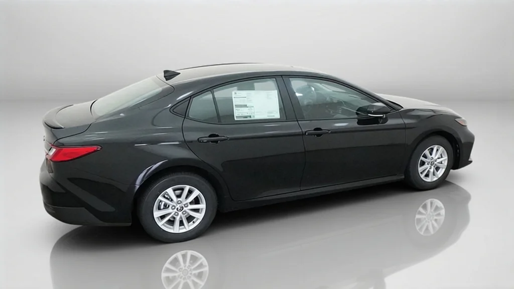 New 2026 Midnight Black Metallic Toyota LE image 8