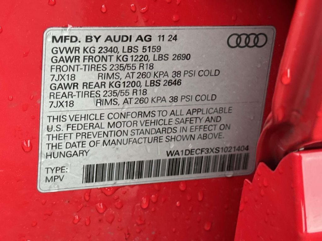 Used 2025 Red Audi Premium image 30