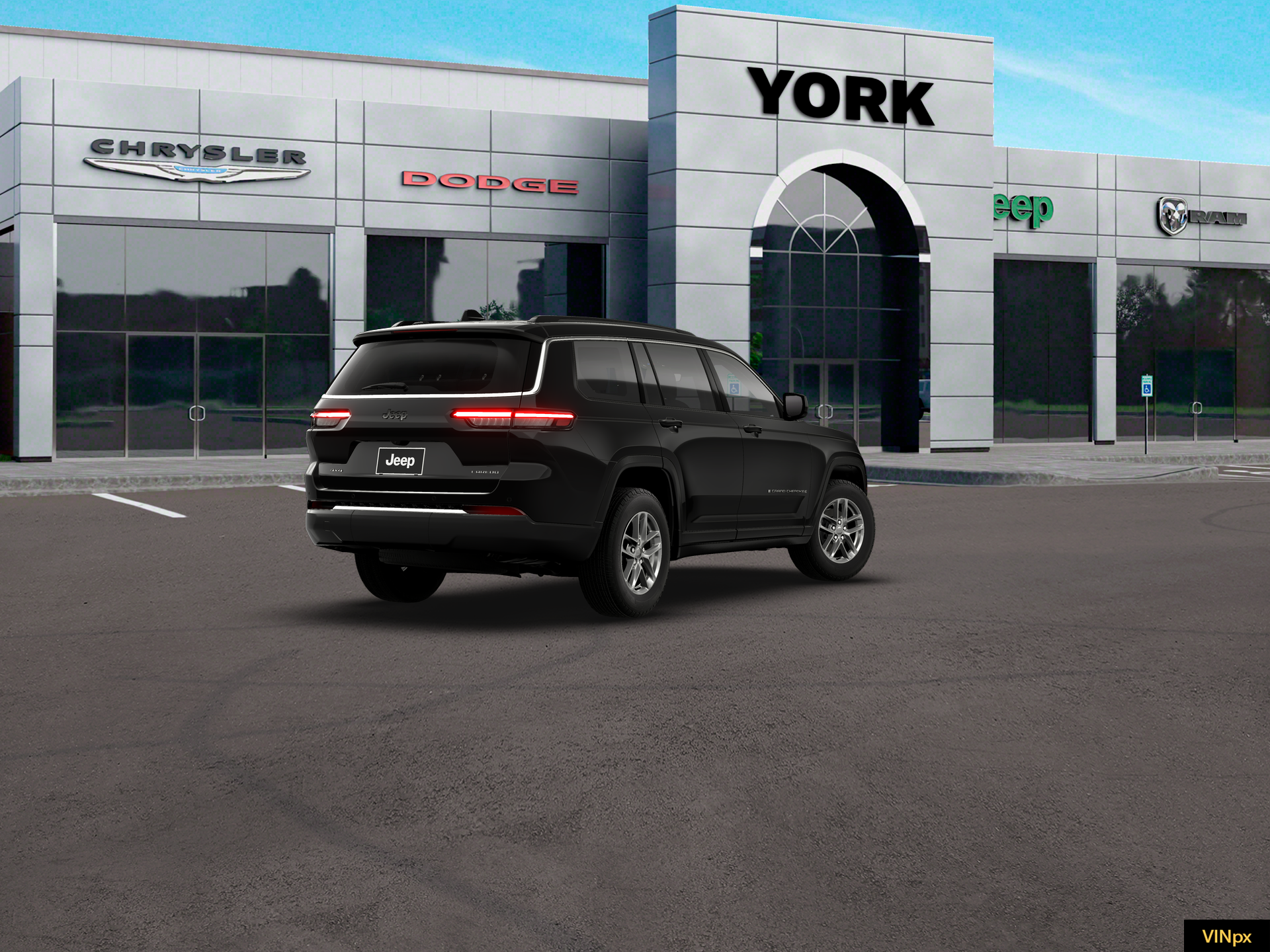 New 2026 Diamond Black Crystal Pearl-Coat Exterior Paint Jeep Laredo X image 19