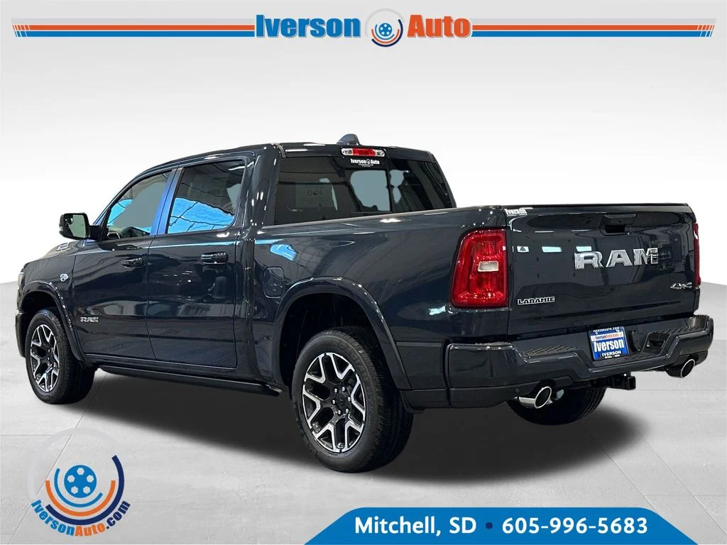 New 2026 Forged Blue Metallic Exterior Paint RAM Laramie image 5