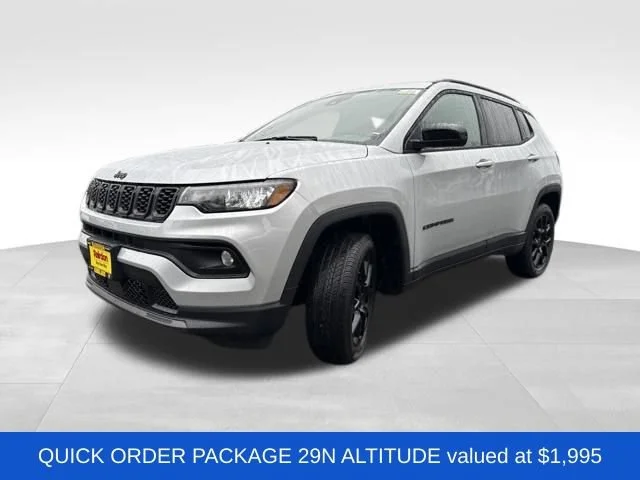 New 2026 Silver Zynith Metallic Clear-Coat Exterior Paint Jeep Latitude image 3