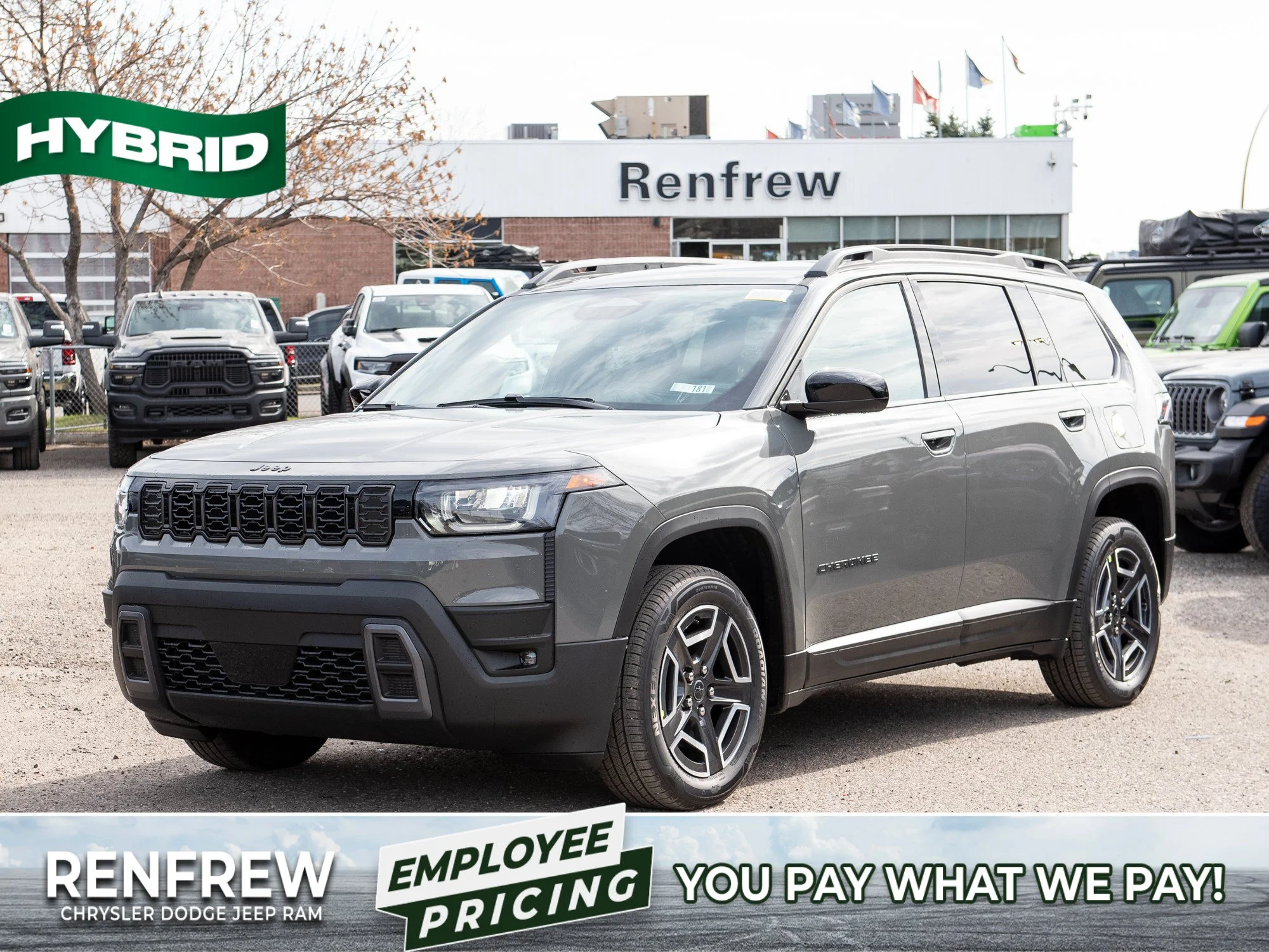 New 2026 Grey Jeep Laredo * Hybrid image 1
