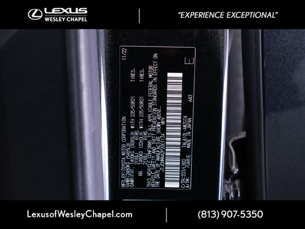 Used 2023 Black Lexus 350 Premium Plus image 27