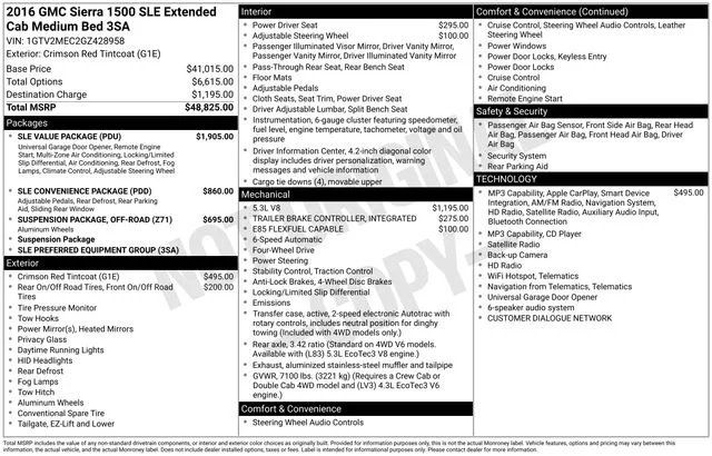 Used 2016 Red GMC SLE image 7