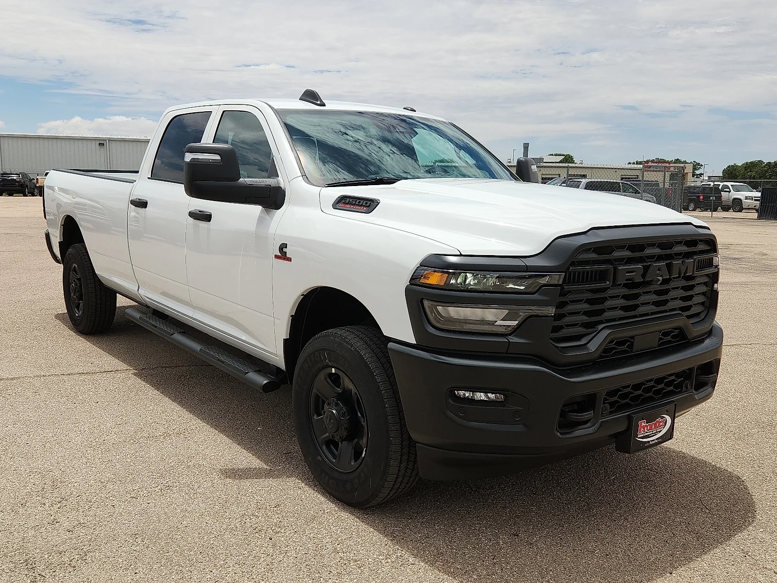 New 2026 Bright White Clear-Coat  Paint Ram TRADESMAN CREW CAB 4X4 8