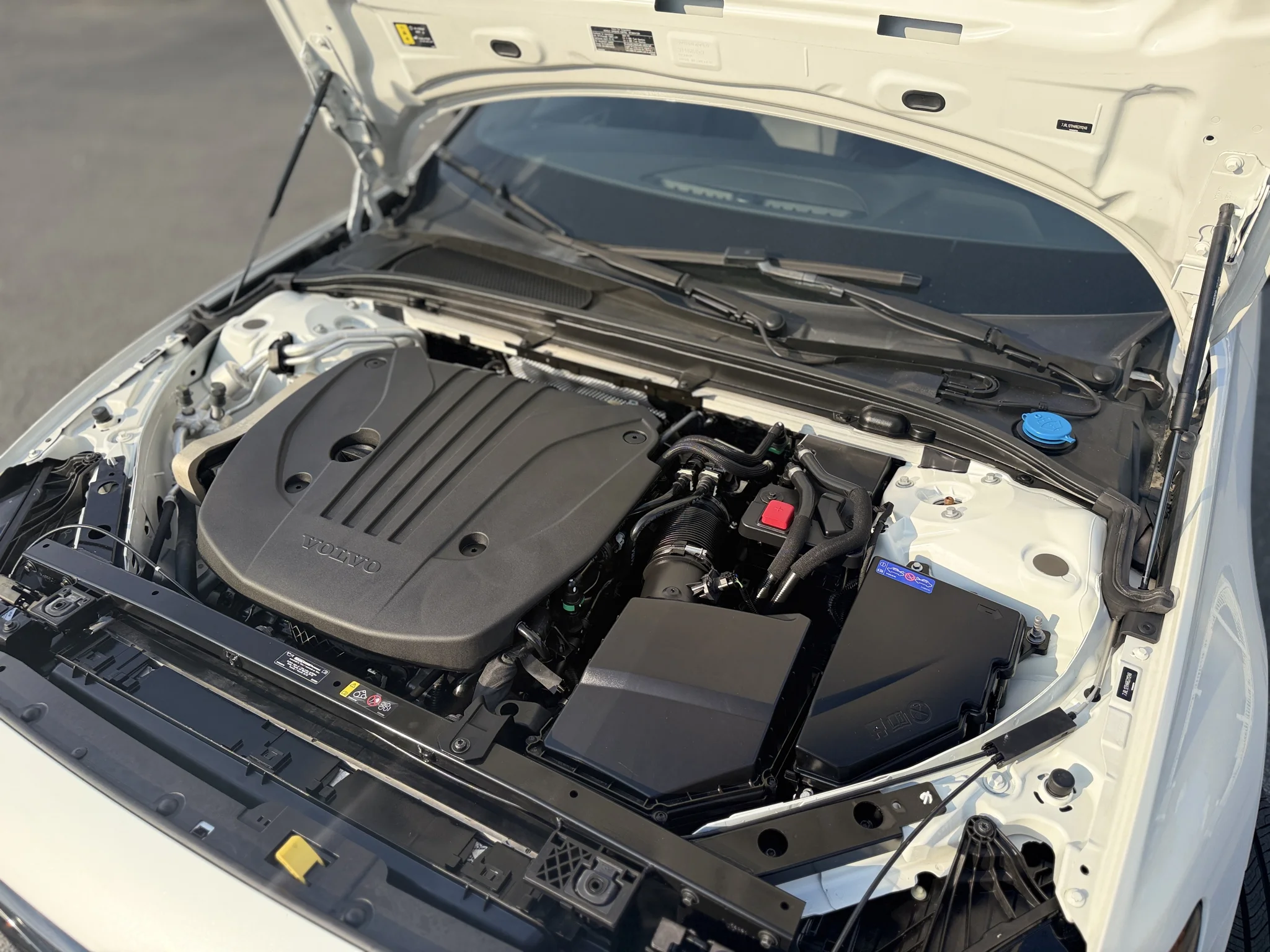 Used 2024 Crystal White Metallic Volvo Plus Black Edition image 21