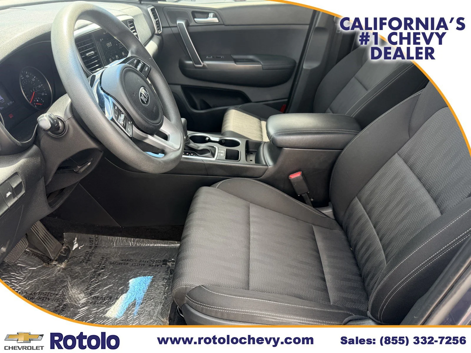 Used 2021 Pacific Blue Kia LX image 17