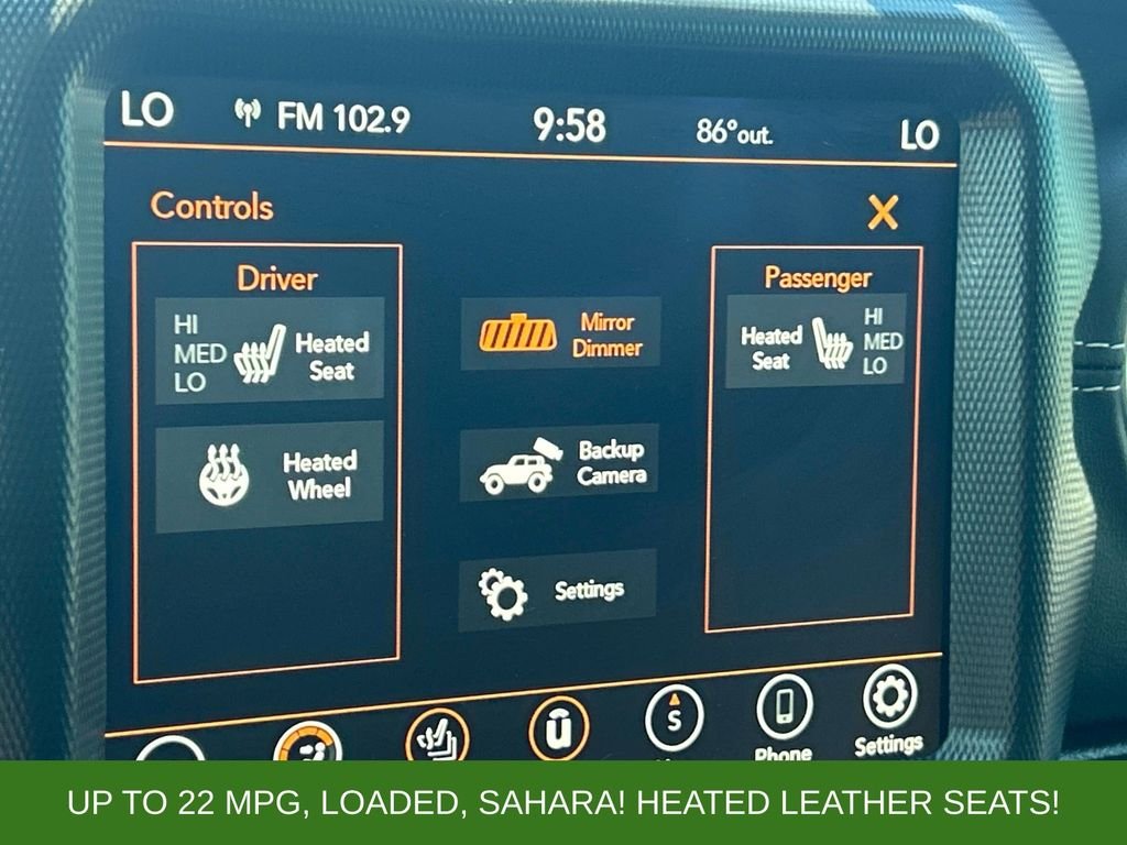 Used 2021 White Jeep Unlimited Sahara image 30