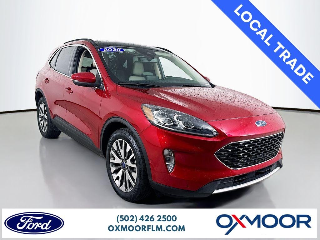 Used 2020 Rapid Red Metallic Tinted Clearcoat Ford Titanium image 1