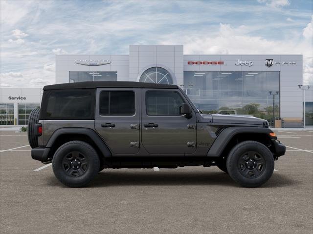 New 2026 Granite Crystal Metallic Clear-Coat Exterior Paint Jeep 4-Door Sport 4x4 image 47