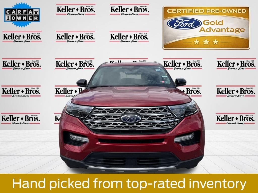 Certified Used 2023 Rapid Red Metallic Tinted Clearcoat Ford Limited image 2