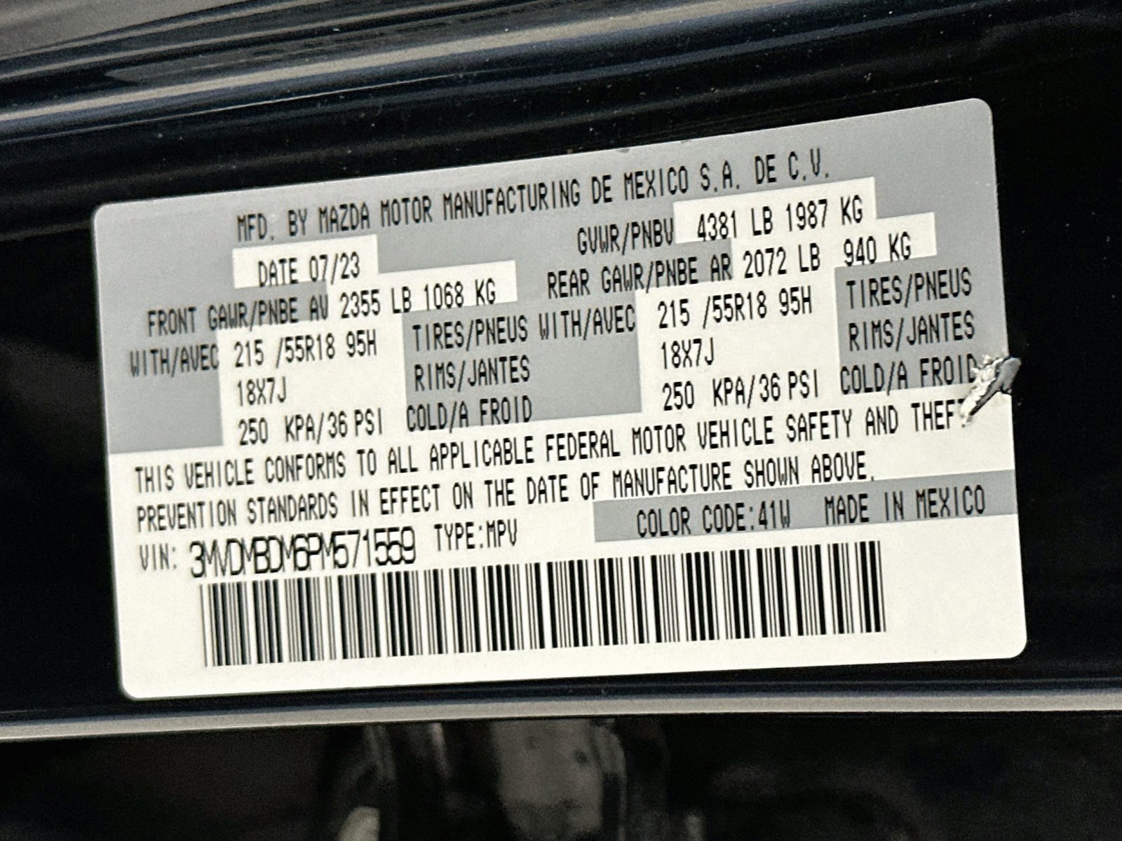 Used 2023 Jet Black Mica Mazda 2.5 S Premium Package image 33