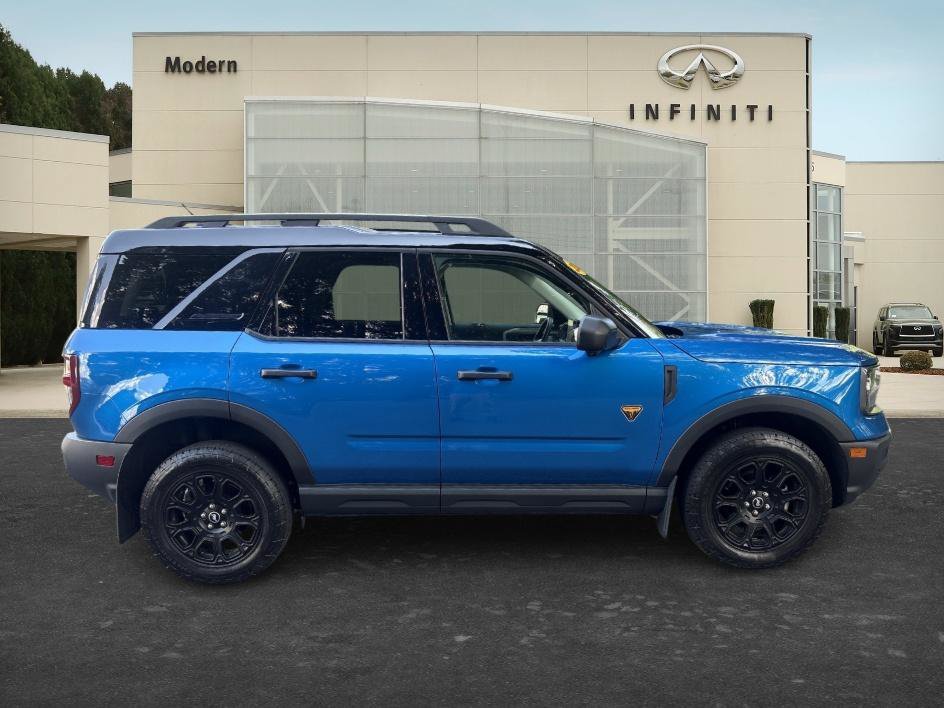 Used 2025 Velocity Blue Metallic Ford Badlands image 4