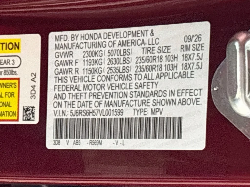 New 2027 Radiant Red Metallic Honda Sport image 25