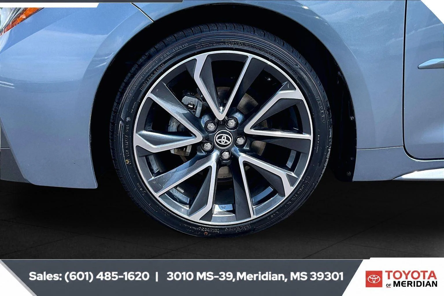 Used 2020 Celestite Gray Metallic Toyota SE image 7