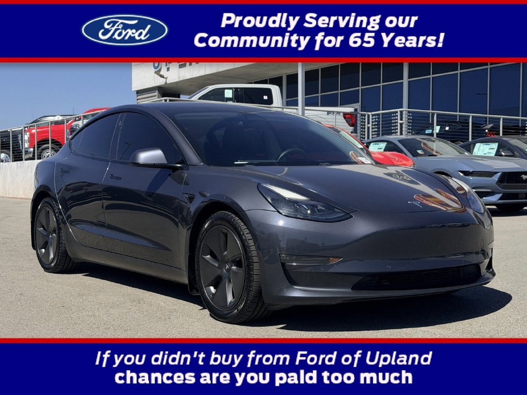 Used 2021 Midnight Silver Metallic Tesla Long Range image 1