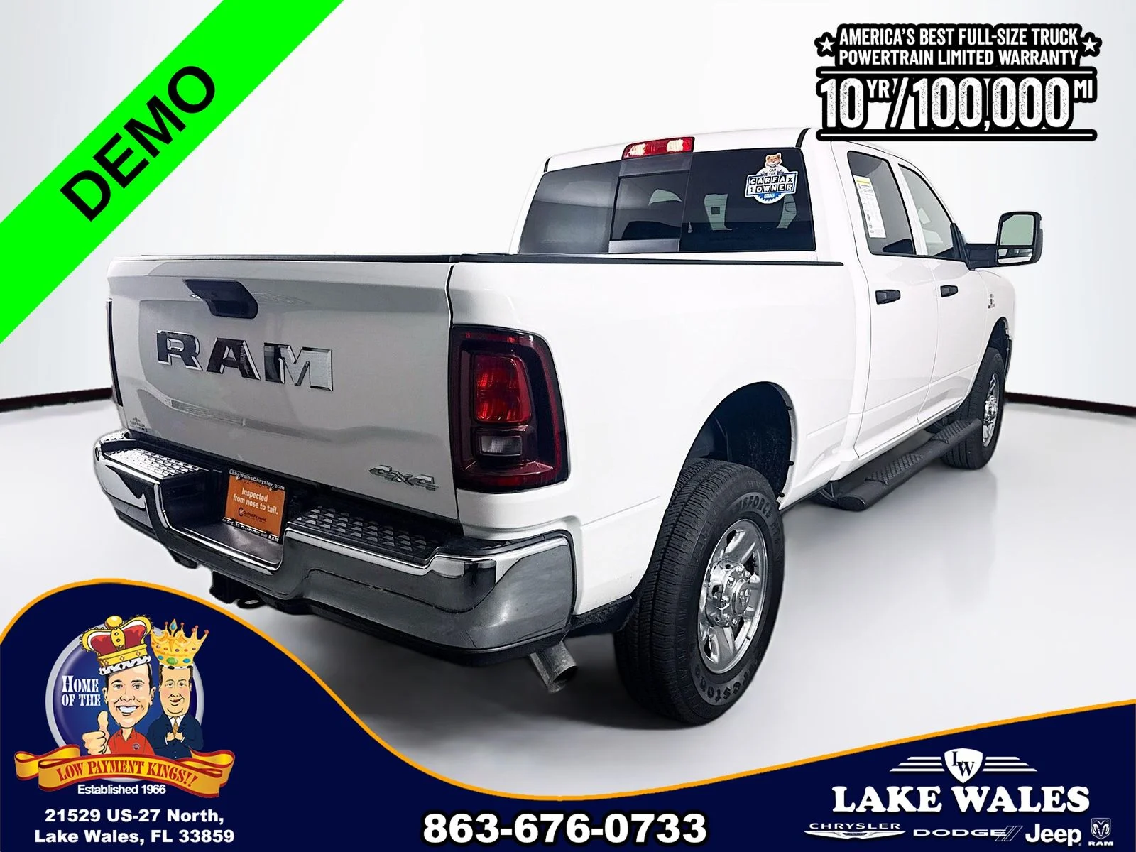 New 2026 Bright White Clear-Coat Exterior Paint RAM TRADESMAN image 7